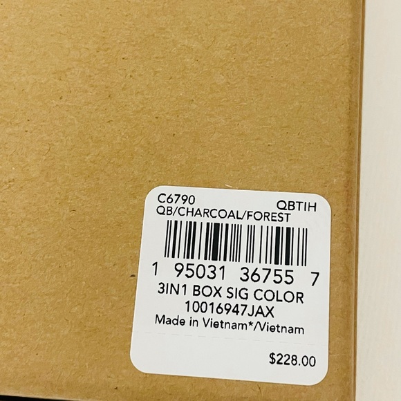 NWT Coach Boxed 3 in 1 Wallet Gift Set in Colorblock Signature Canvas - Picture 7 of 8